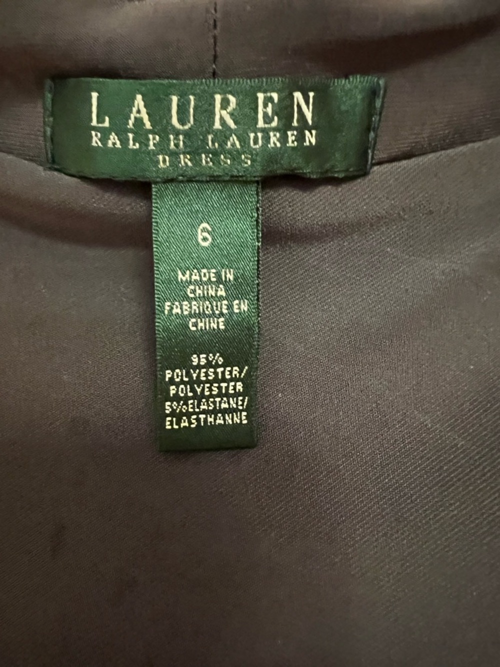 Ralph Lauren Slate-Blue Twist-Front Midi Dress (Graduation) - Picture 5 of 6